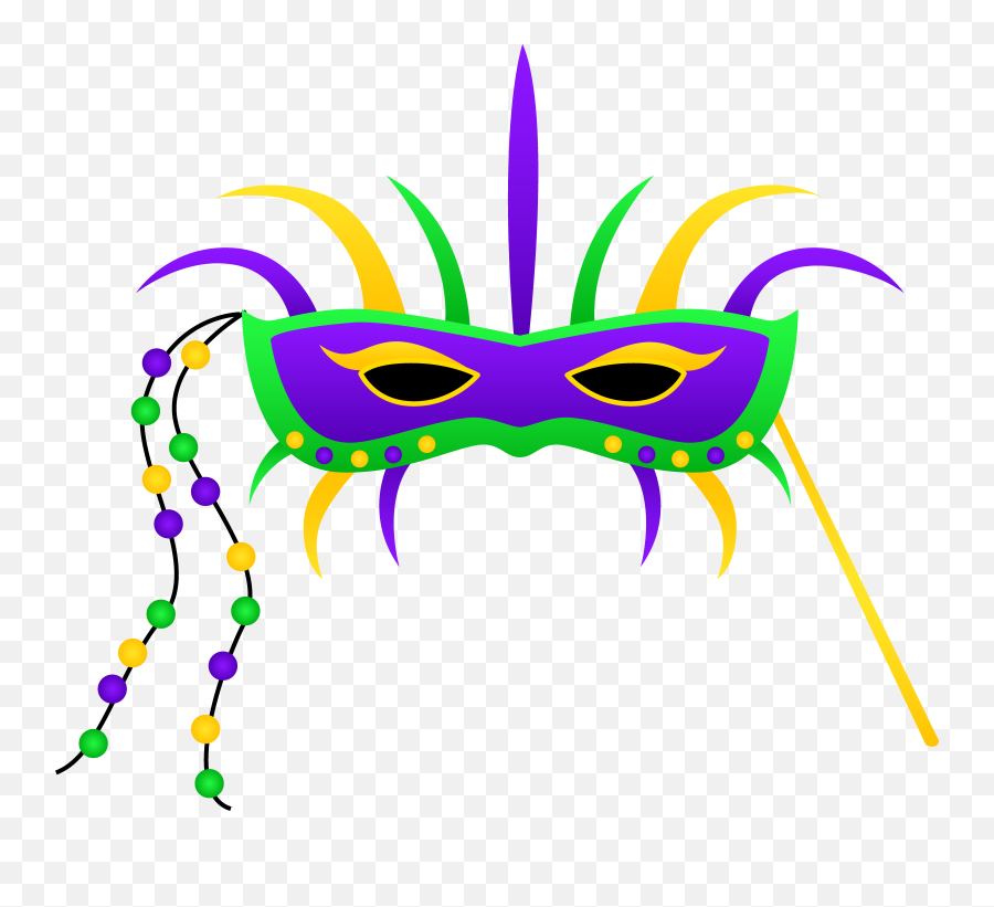 Mask Clip Art - Transparent Background Mardi Gras Clipart Emoji,Mask Clipart