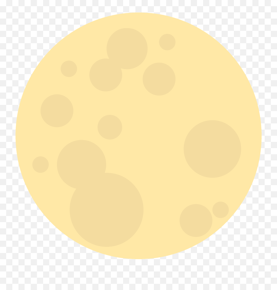 Full Moon Emoji Clipart Free Download Transparent Png - Dot,Full Moon Clipart