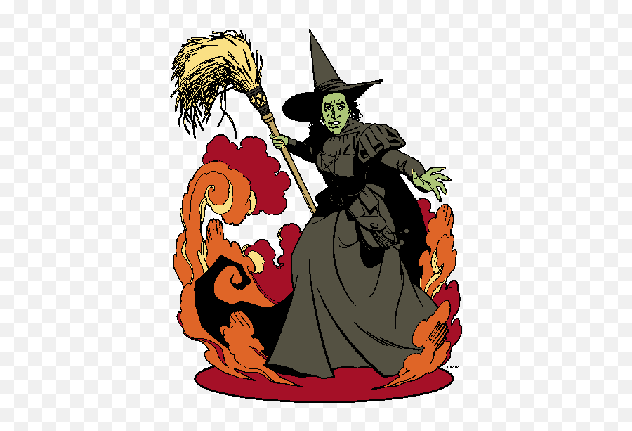 Wizard Of Oz Clipart 2 2 - Wicked Witch Wizard Of Oz Clipart Emoji,Wizard Clipart