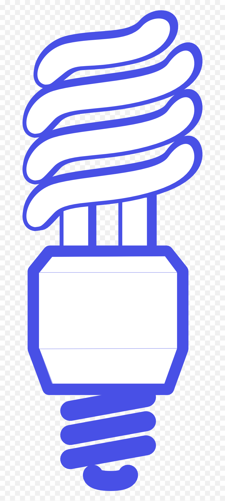 Electricity Clip Art - Cfl Light Bulb Cartoon Transparent Emoji,Electricity Clipart