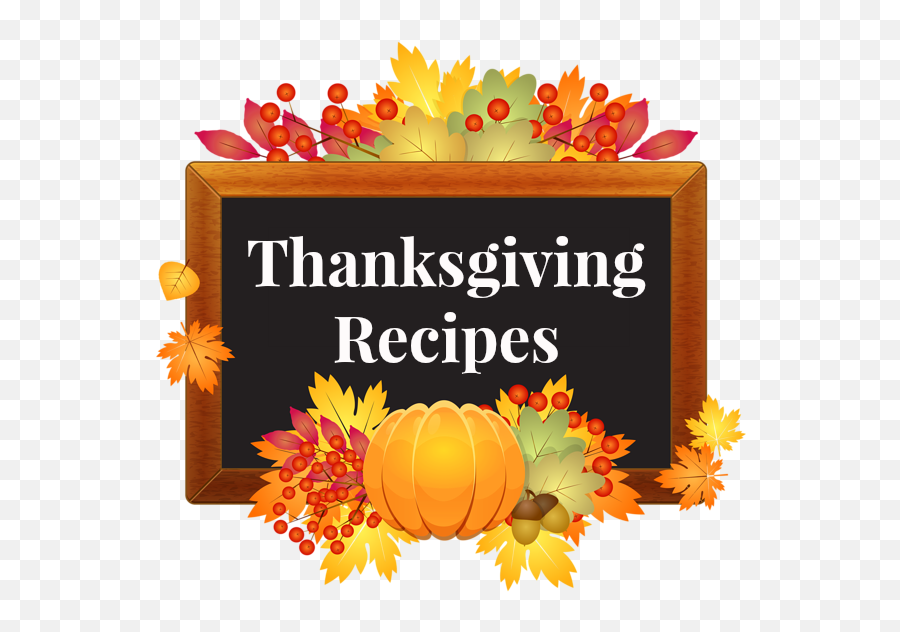 Simple List Of Thanksgiving Recipes Httpwww - Free Happy Thanksgiving Emoji,Thanksgiving Dinner Clipart