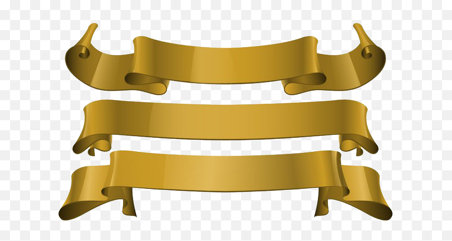Gold Ribbon Png Download Image - Realistic Ribbon Emoji,Gold Ribbon Png