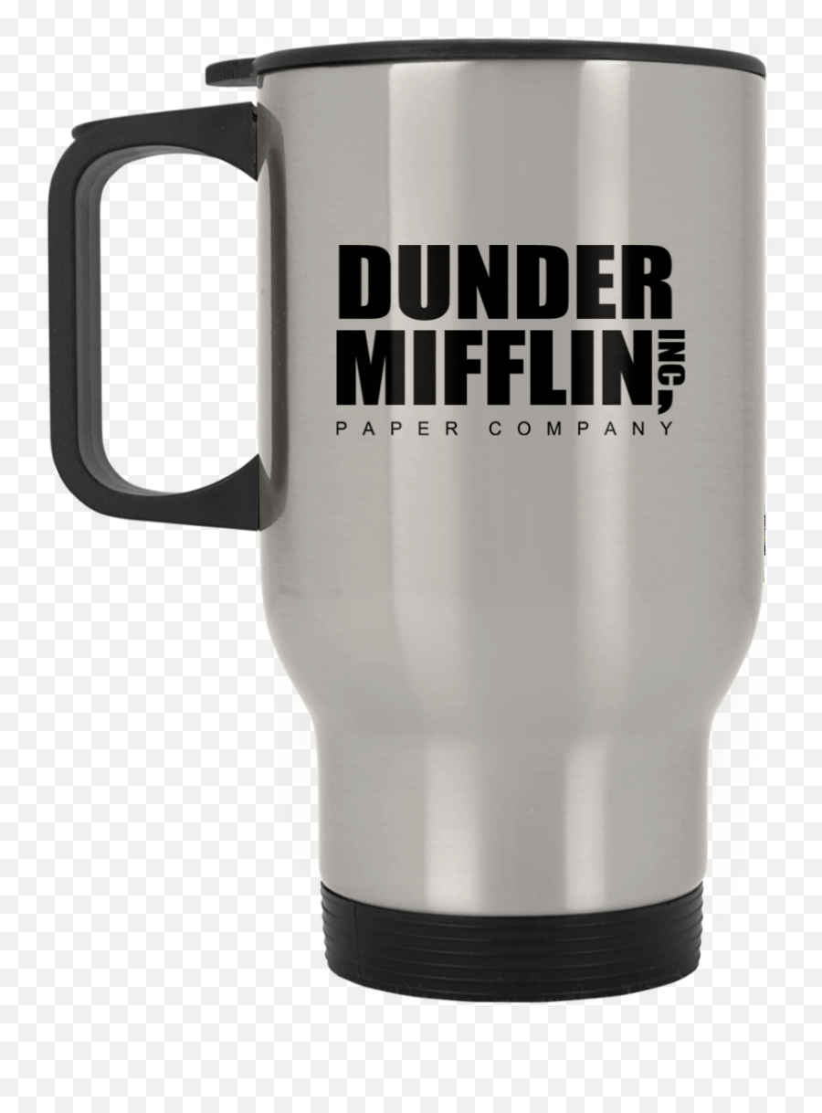 Dunder Mifflin Silver Stainless Travel - Dunder Mifflin Emoji,Dunder Mifflin Logo