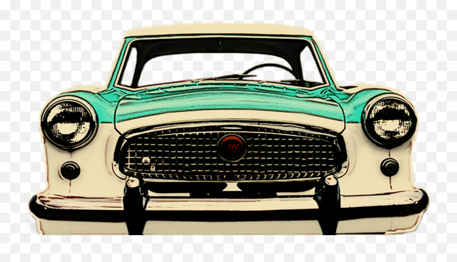 Car Back Png - Vintage Back Of Car Logo Emoji,Classic Car Png