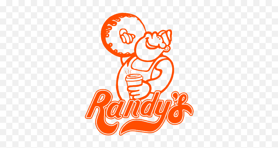 Randys Donuts - Randys Donuts Logo Emoji,Donut Logo