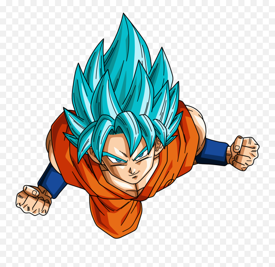 Songoku Super Saiyan God Clipart - Transparent Super Saiyan Blue Goku Png Emoji,Goku Hair Png
