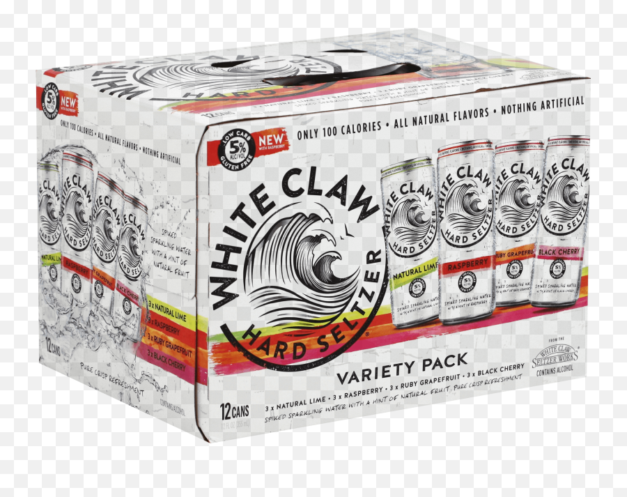 Fried Chicken And White Claw - White Claw 12 Pack Emoji,White Claw Png