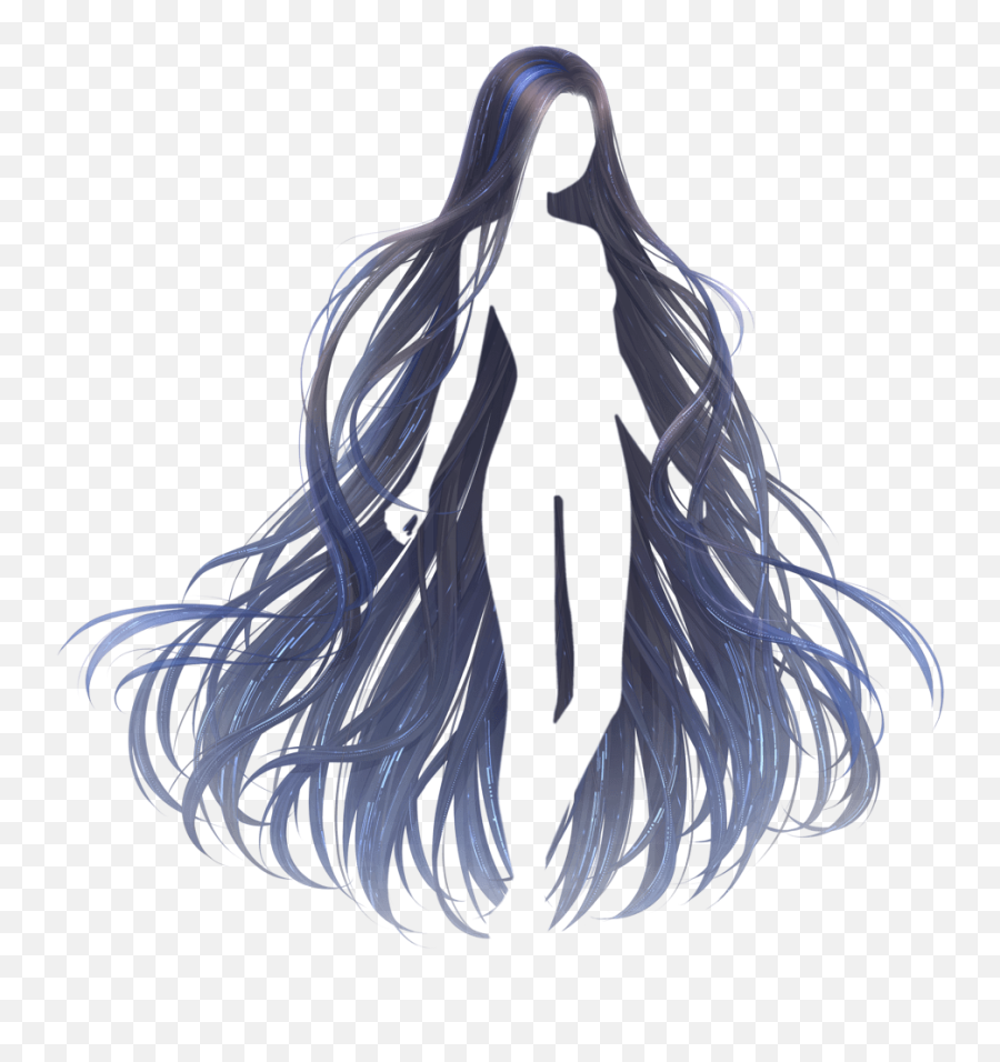Manga Hair Female Anime Hairstyles - Queen Love Nikki Hair Emoji,Anime Hair Transparent