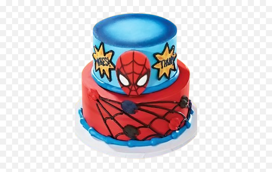 Spiderman Cake - Birthday Cakes For Boys Spiderman Background Cake Png Emoji,Spiderman Png