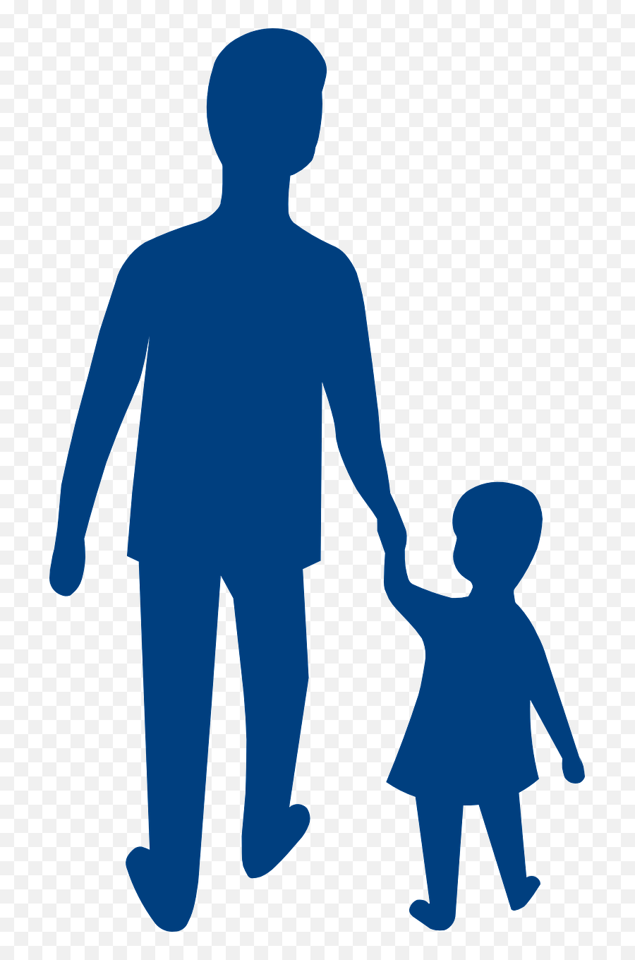 Father Child Silhouette - Free Vector Graphic On Pixabay Niño Y Padre Png Emoji,Family Walking Png