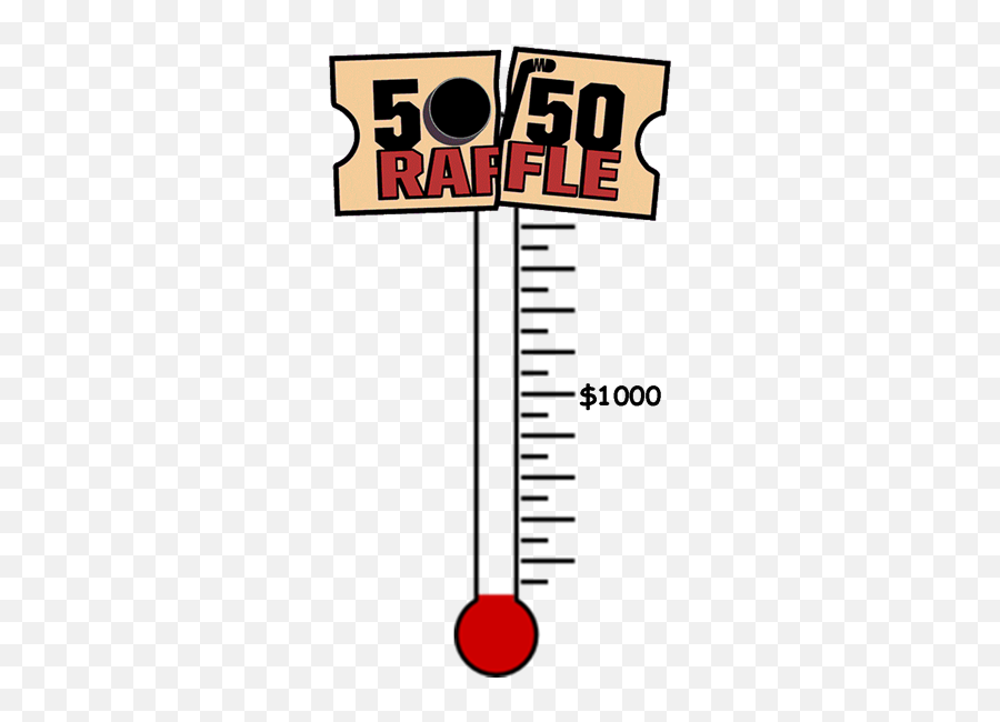50 50 Raffle Tickets - 353x576 Png Clipart Download Thermometer Emoji,Raffle Ticket Clipart