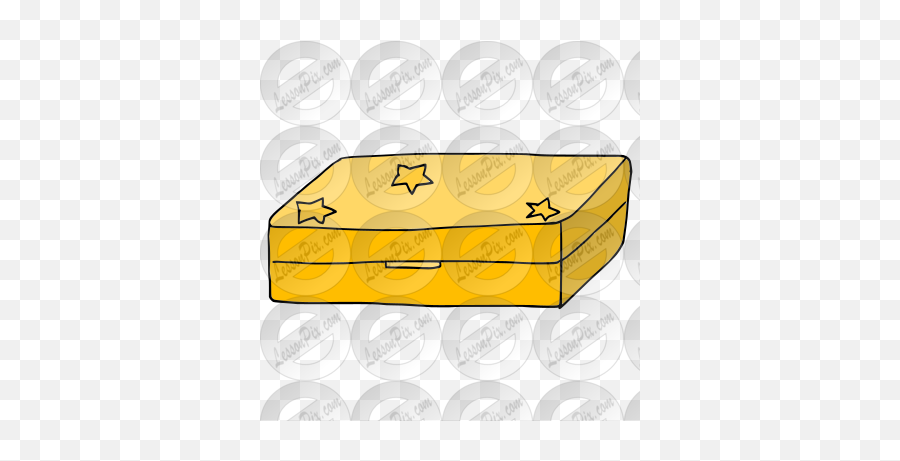 Pencil Box Picture For Classroom - Horizontal Emoji,Box Clipart