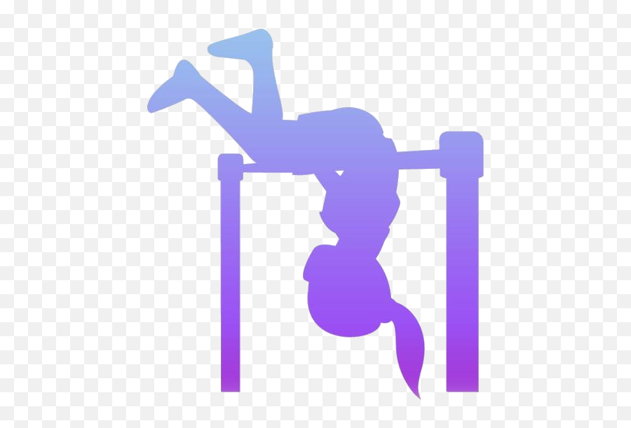 Gymnastics Bar Art Png Free Transparent - Gymnastics Bar Cartoon Emoji,Gymnast Clipart