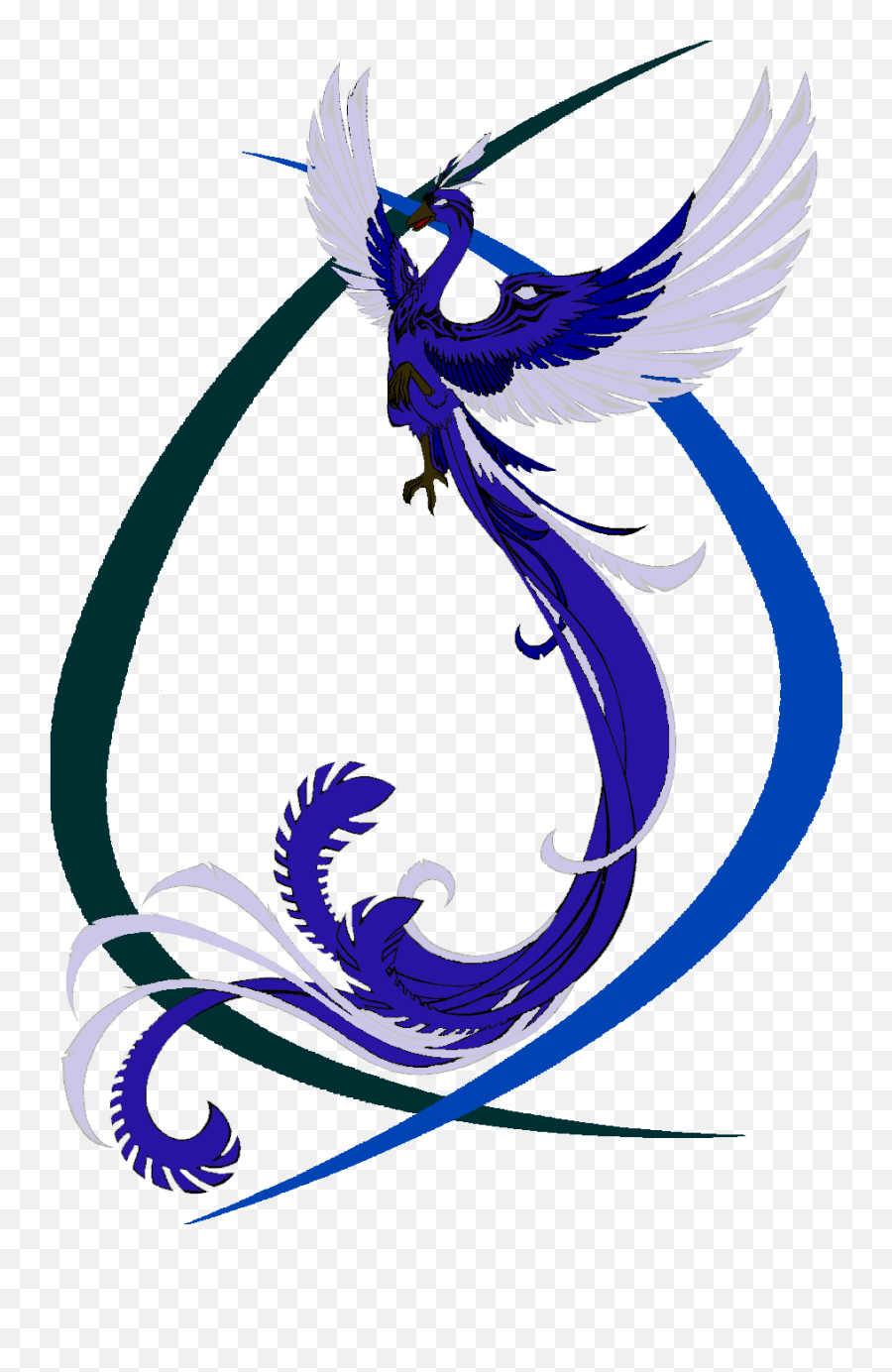 Free Blue Phoenix Transparent Emoji,Phoenix Transparent Background