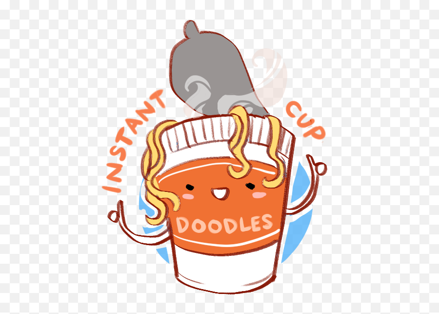 Instant Noodle Cups Random Doodley Emoji,Noodle Clipart