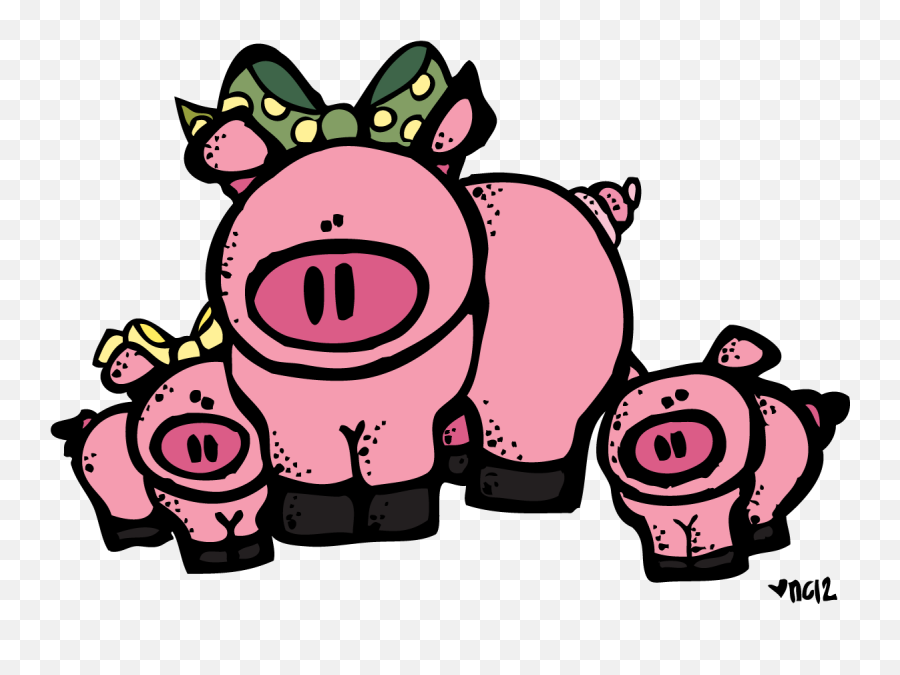 Farm Animals Clipart Png - Camper Clipart Melonheadz Pig Melonheadz Pig Emoji,Camper Clipart