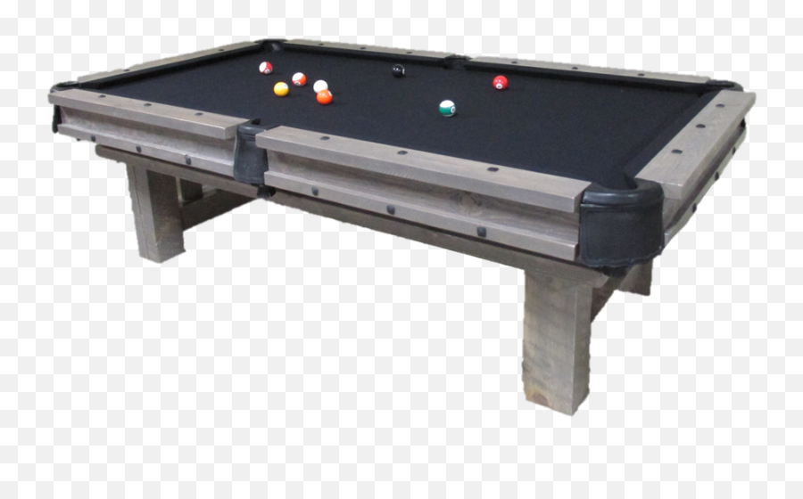 Weathered Log Pool Table - Billiard Table Transparent Emoji,Pool Table Clipart
