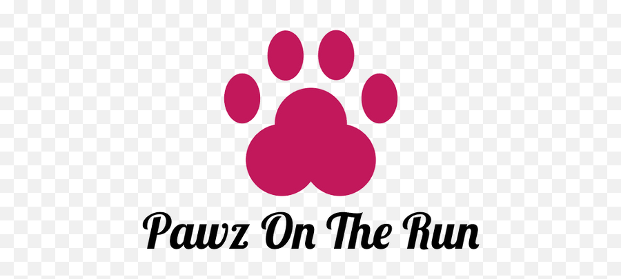 Dog Walking And Daycare Pawz On The Run Owatonna Emoji,Pink Dog Logo