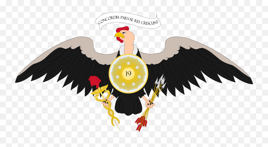 Open - Condor Coat Of Arms Full Size Png Download Seekpng Emoji,Open Arms Clipart