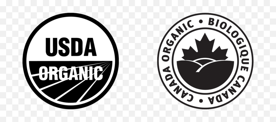 Raw Sweetener 18 - Canada Organic Logo White Emoji,Usda Organic Logo