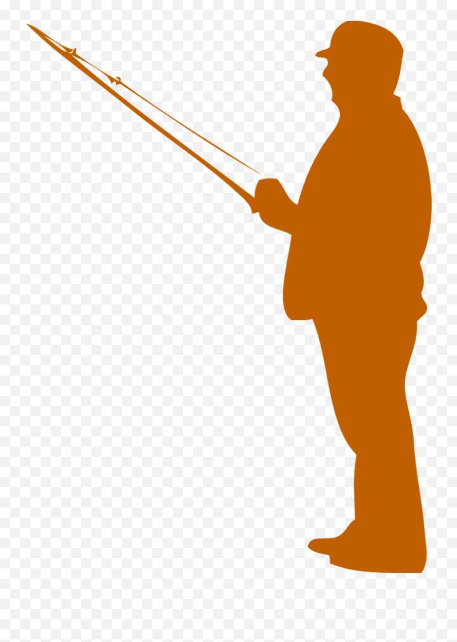 Download Fisherman Silhouette Png Clipart Fisherman Fishing - Siluetas De Un Pescador Emoji,Fishing Pole Clipart