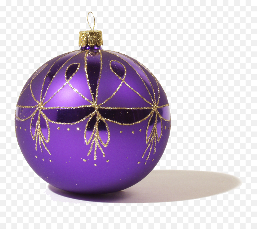Purple Christmas Decorations Png - Png Purple Ornaments No Background Emoji,Ornament Png