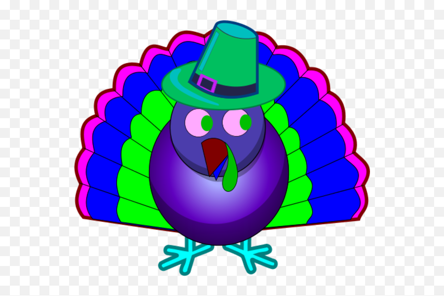 Free Colorful Turkey Cliparts Download Free Clip Art Free - Costume Hat Emoji,Cute Turkey Clipart