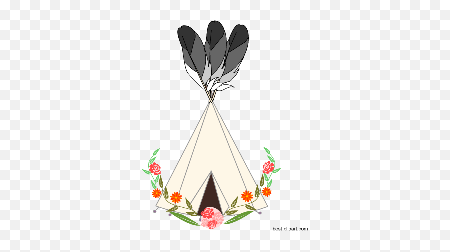 Free Tribal Aztec Boho Clip Art - Drawing Emoji,Teepee Clipart