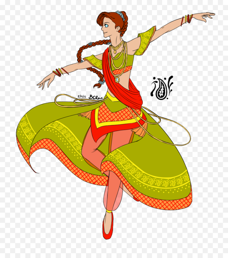 Indian Dance Clipart Png - Indian Dance Cartoon Png Emoji,Dance Clipart