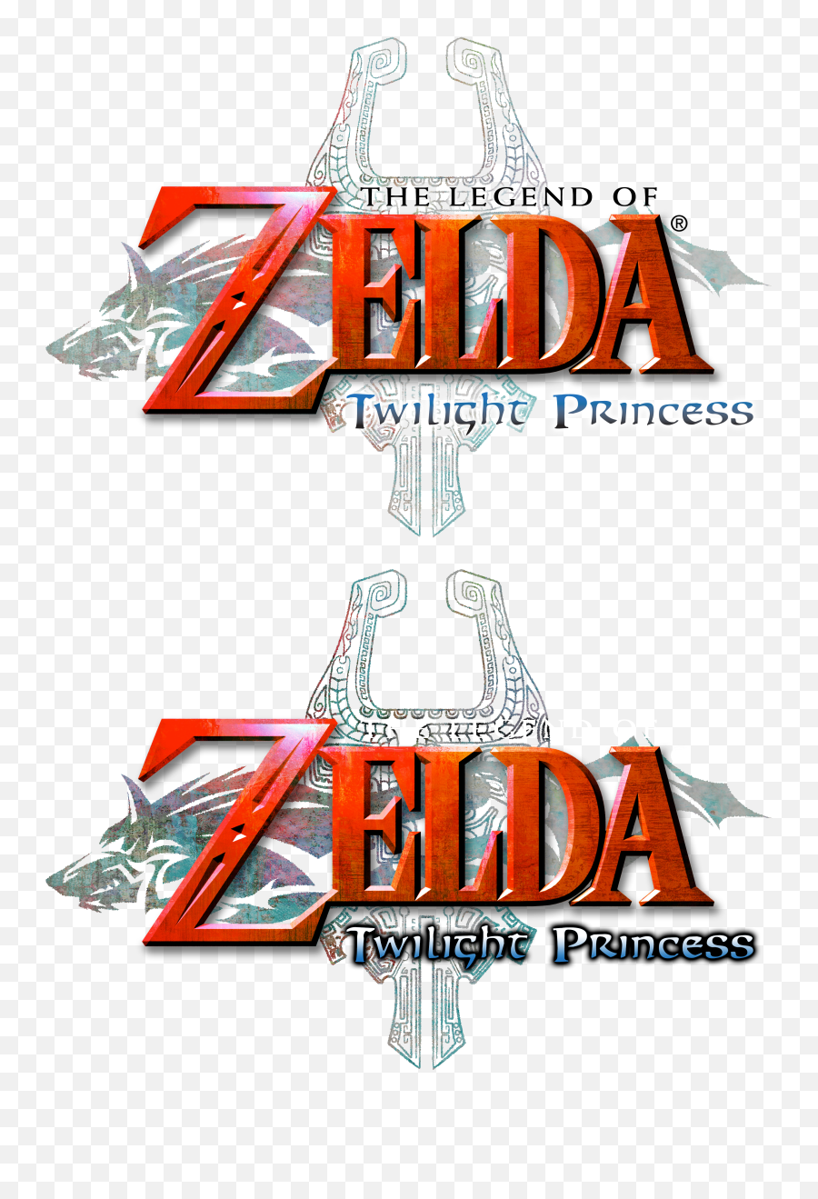 Twilight Princess - Vertical Emoji,Zelda Logo
