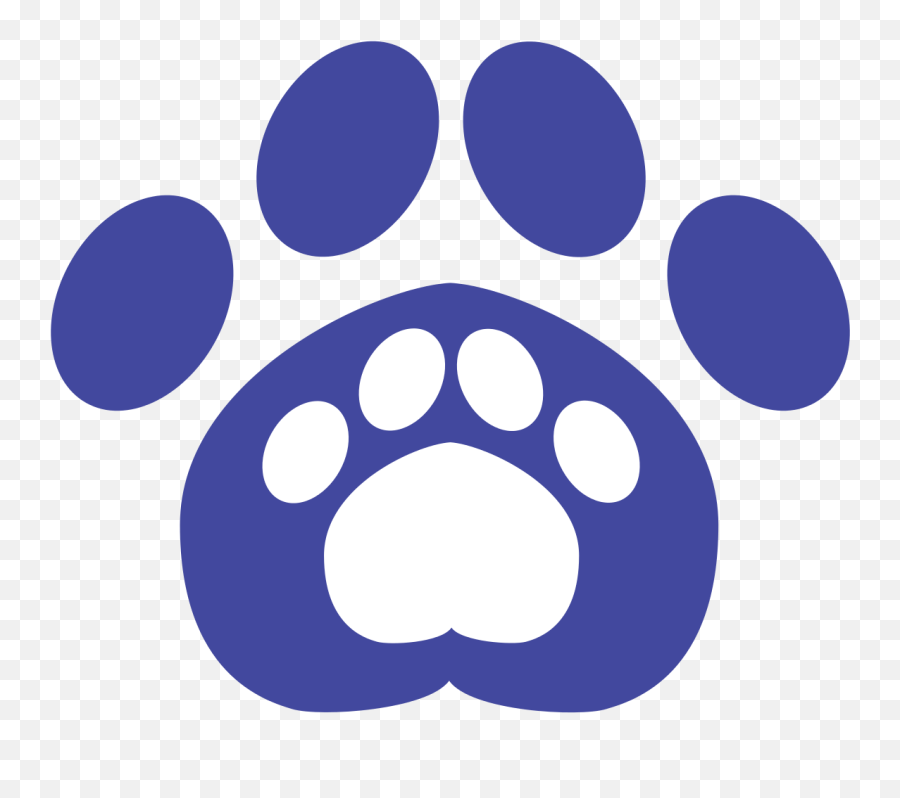 Furry Blue Paw Vector Logo - Furry Png Logo Emoji,Paw Logo