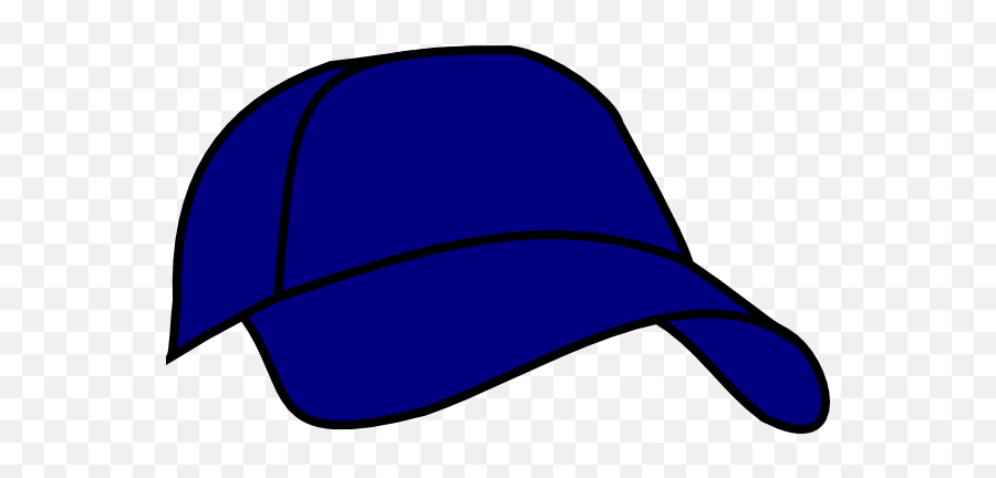 Blue Baseball Cap Clip Art At Clker - Blue Cap Clipart Png Emoji,Baseball Cap Clipart