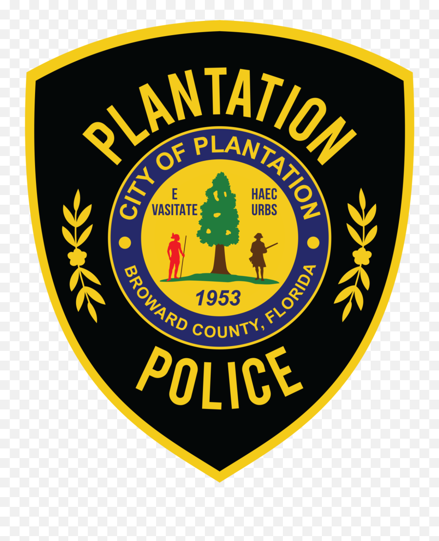 Plantation Police Department City Of Plantation Florida - Plantation Police Emoji,Police Logo