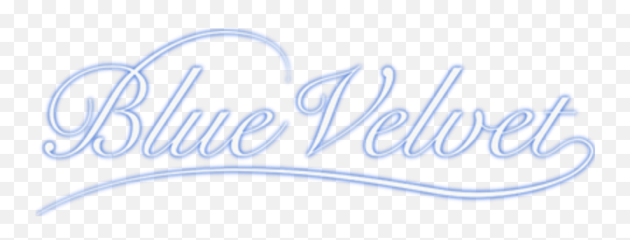 Blue Velvet Glow Logo - Language Emoji,Blue Glow Png