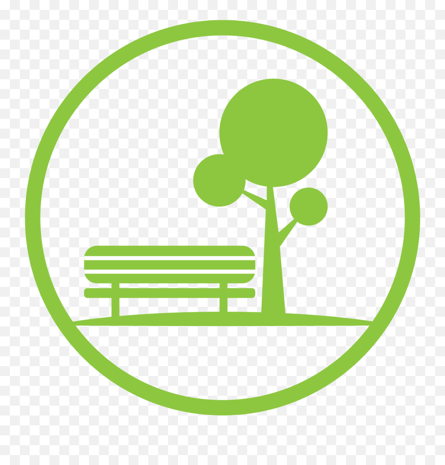 Park Icon Transparent Png Image - Outdoor Bench Emoji,Park Png