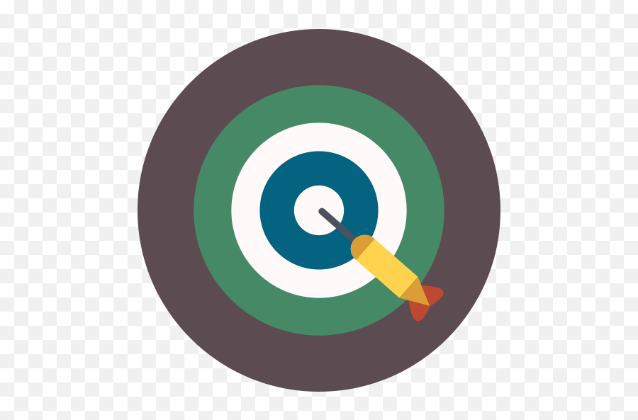 Dart Game Target Icon - Free Download On Iconfinder Shooting Target Emoji,Dart Png