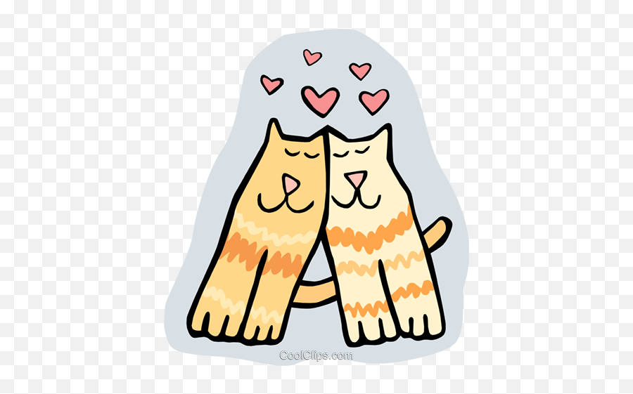 Loving Cats Royalty Free Vector Clip - Fictional Character Emoji,Loving Clipart