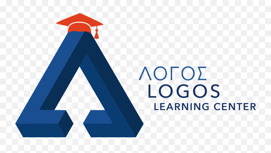 The Logos Learning Center Is Open For Business Your - Vertical Emoji,Blue Triangle Logos