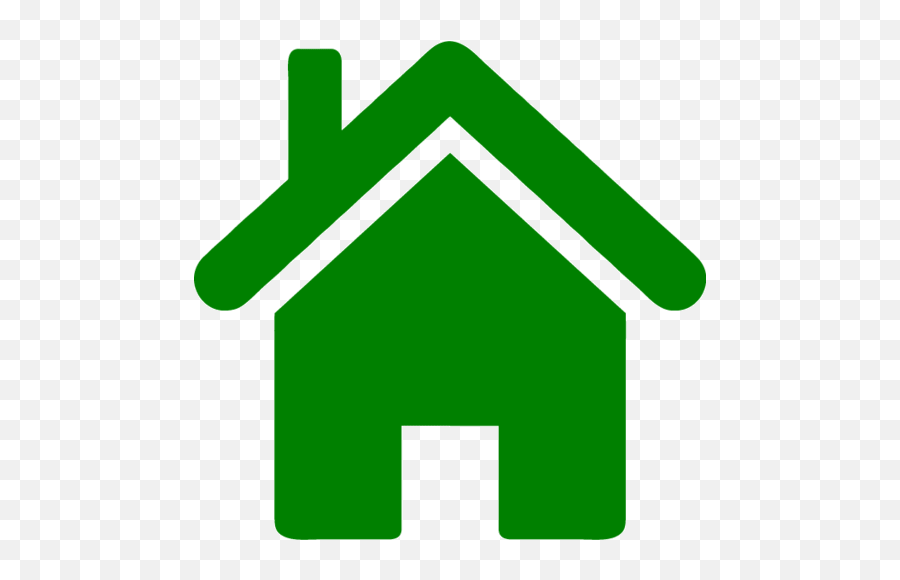 Home Icon - Home Icon Png Green Transparent Png Full Size Green Home Logo Png Emoji,House Icon Transparent
