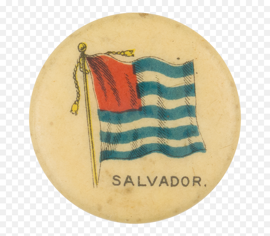 Salvador Flag Busy Beaver Button Museum - Flagpole Emoji,El Salvador Flag Png