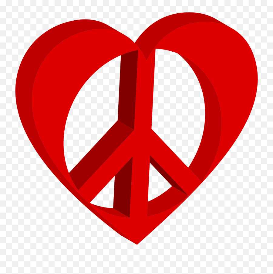 Download 3d Peace Heart Mark Ii - Warren Street Tube Station Emoji,3d Heart Png
