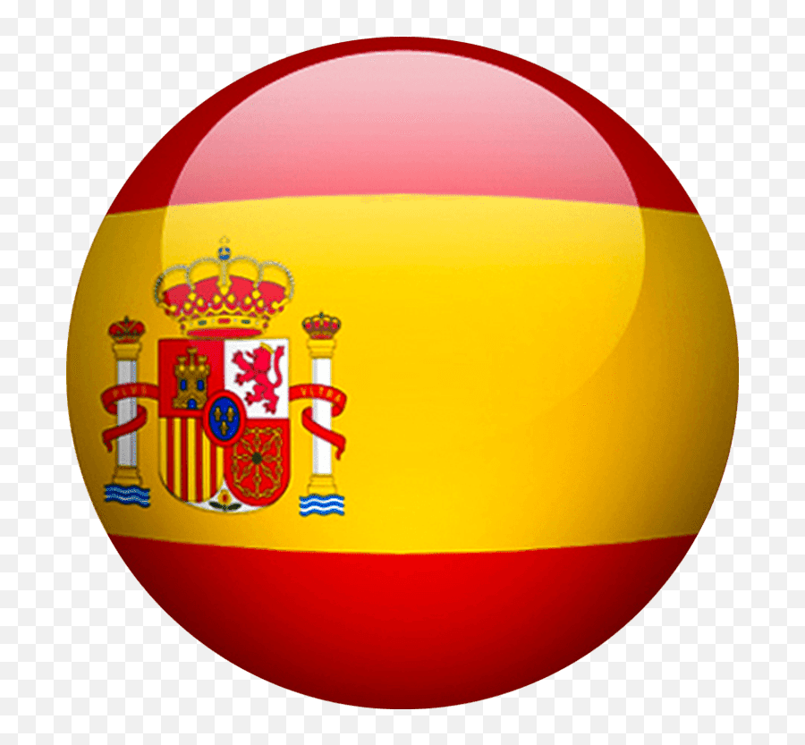 Pictures Of Spain - Circle Spain Flag Png Emoji,Spain Png