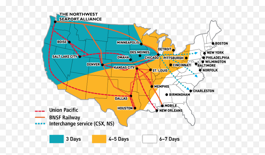 Rail Service Links Pnw To Us Midwest Northwest Seaport Emoji,Union Pacific Railroad Logo