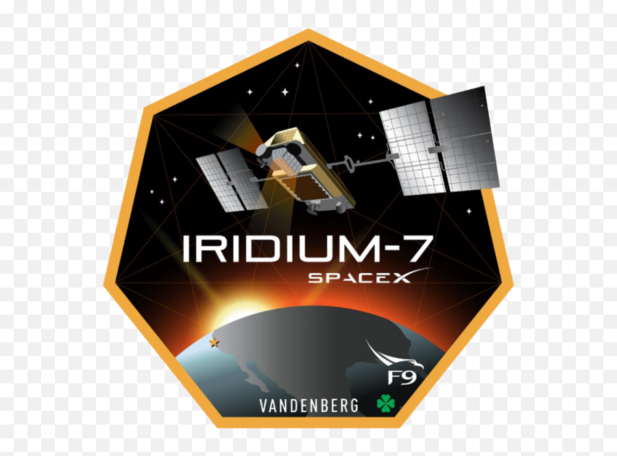 Iridium Next - Iridium 7 Spacex Emoji,Space X Logo