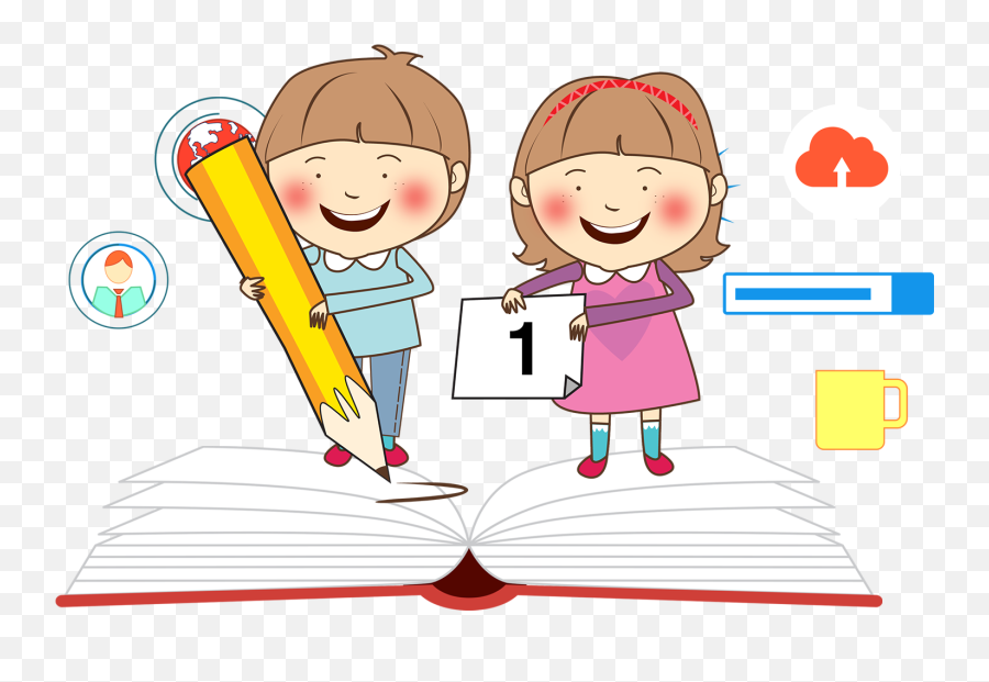 Clipart Pen Education Clipart Pen - Cartoon Student Studying Clipart Emoji,Study Clipart