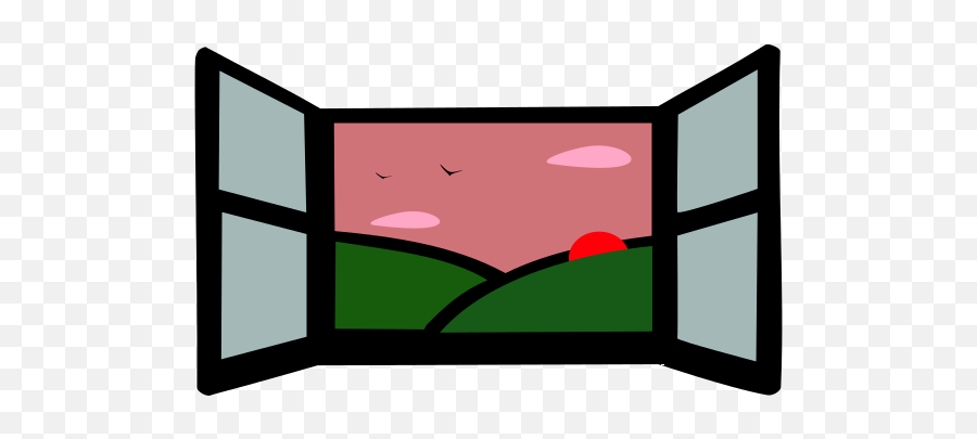 Open Window Sunset Clip Art Image - Clipsafari Emoji,Open Window Png