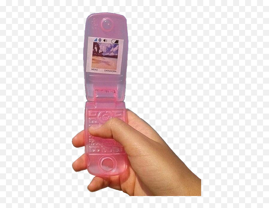 Hd Pretty Pink Princess Flip Phones Pi 1081860 - Png Aesthetic Transparent Flip Phone Emoji,90s Png