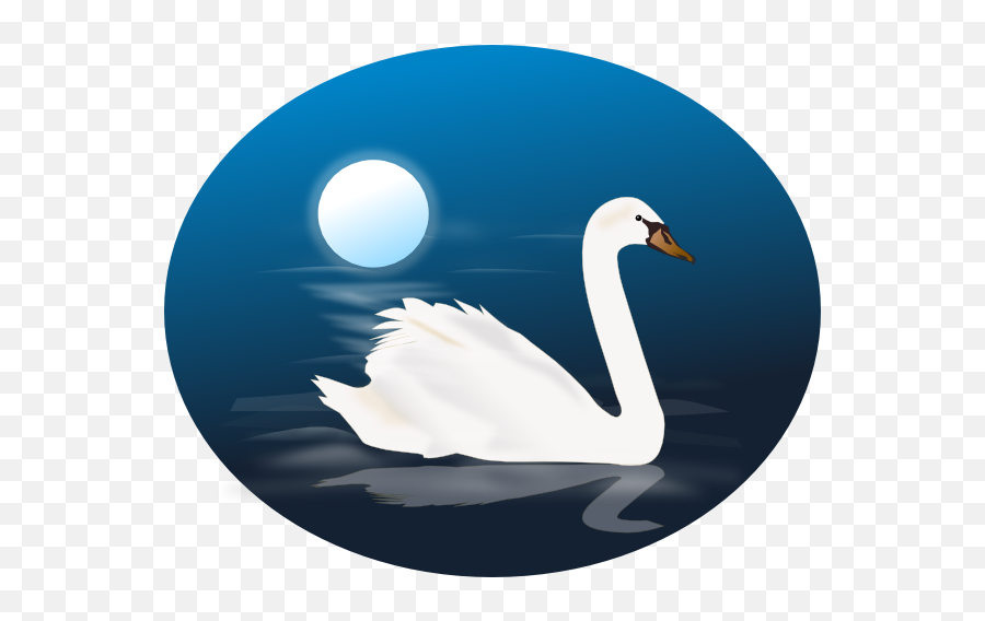 Swan Clip Art - Swan Animated Emoji,Swan Clipart