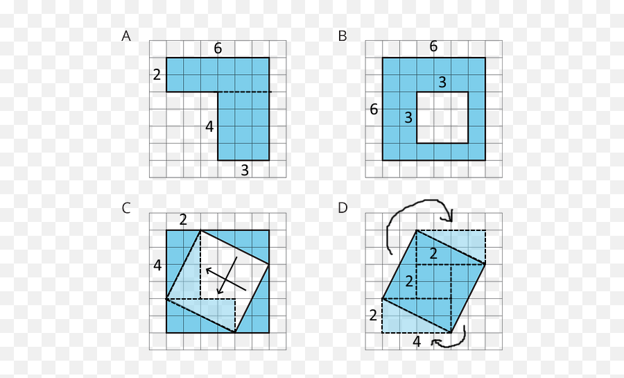Reasoning To Find Area Illustrative Mathematics - Find Area Emoji,White Square Png