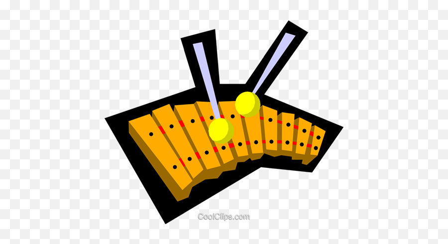 Xylophone Royalty Free Vector Clip Art - Dot Emoji,Xylophone Clipart